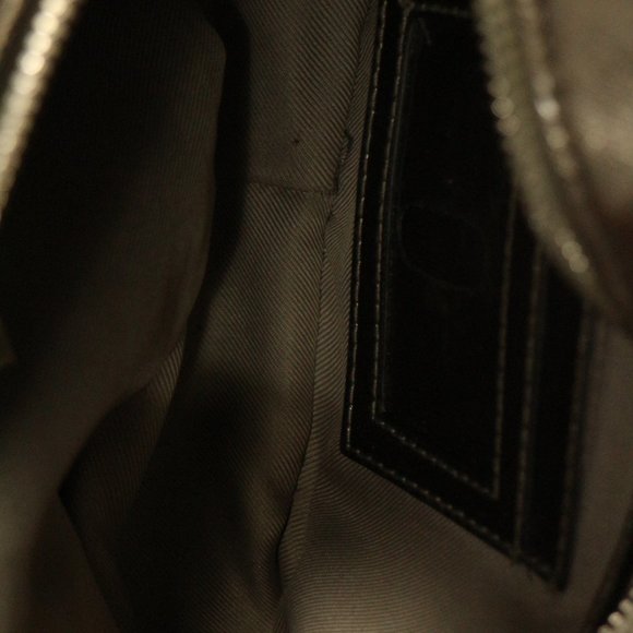 A NEW DAY Shiny Metallic Silver Patent Crossbody Camera Bag Purse - Picture 5 of 12